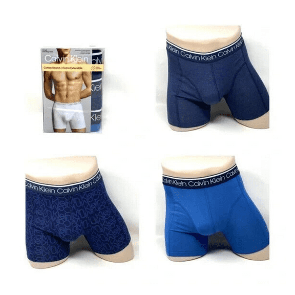 Calvin Klein NP24220431 3-pack Cotton Stretch Men's boxer Brief, Multicolor, Sm