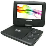 Sylvania SDVD7027 7" Portable Swivel-Screen DVD Player, Black
