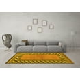 thumbnail image 3 of Ahgly Company Machine Washable Indoor Rectangle Southwestern Yellow Country Area Rugs, 8' x 12', 3 of 4