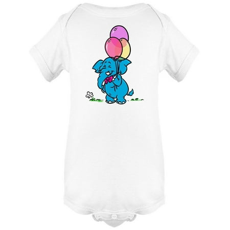 

Elephant With Balloons Bodysuit Infant -Image by Shutterstock 24 Months