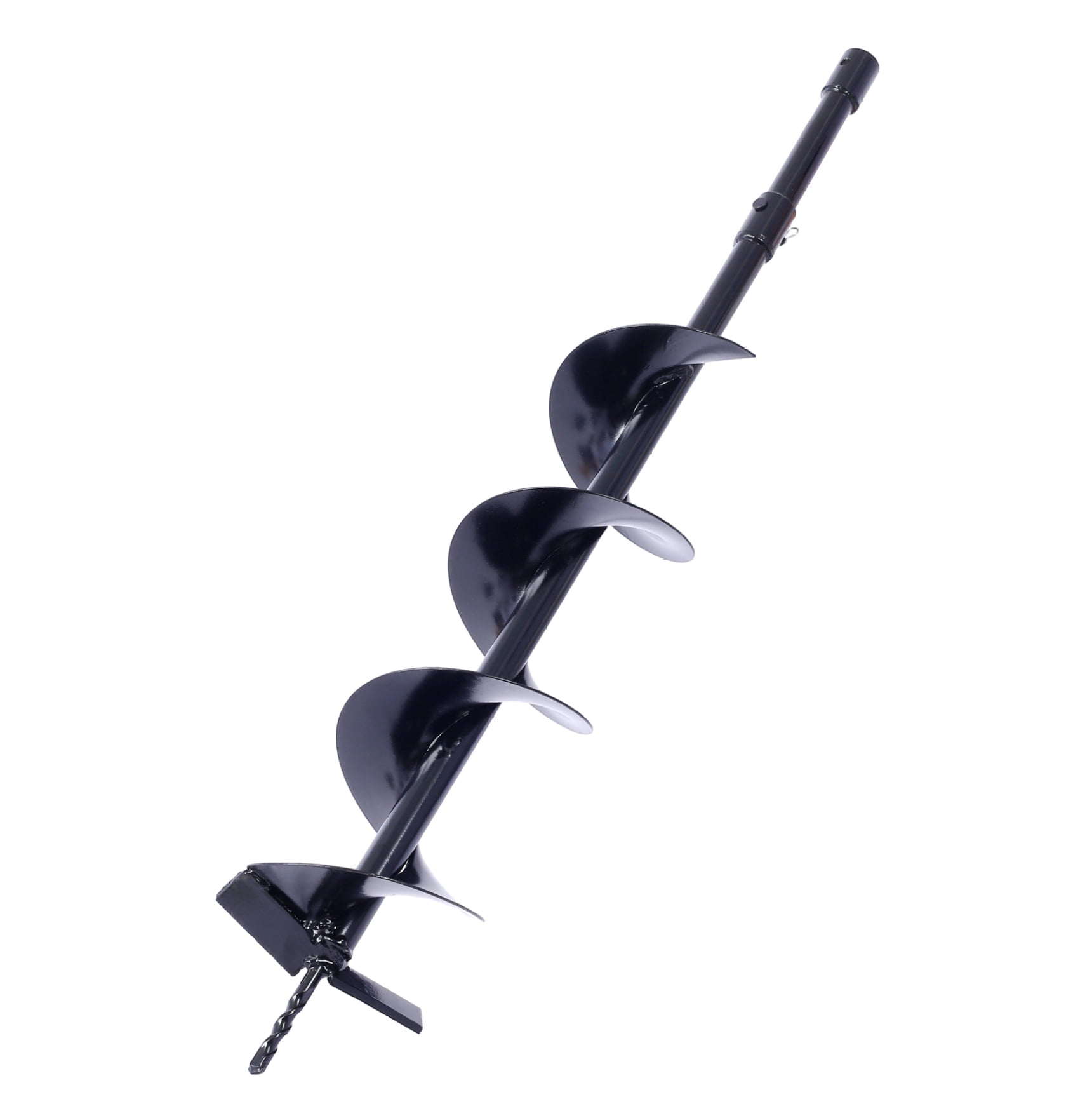 Auger Drill Bit Set for Planting - 3/4" Shaft Hole Digger Kit - 4", 6", 8", 12" Bits + Rod
