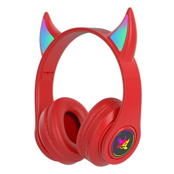 Hearing Impai Sticker Kids Bluetooth Headphones,With MIC, 22H Playtime-, Bluetooth 5.0 & Stereo Sound, Foldable, Adjustable Headband, For Pad Tablet- Home School Earbuds That Look like Earplugs