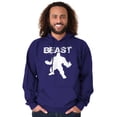 thumbnail image 3 of Beast Gym Fitness Meathead Men's Big & Tall Graphic Hoodie Brisco Brands 5X, 3 of 4