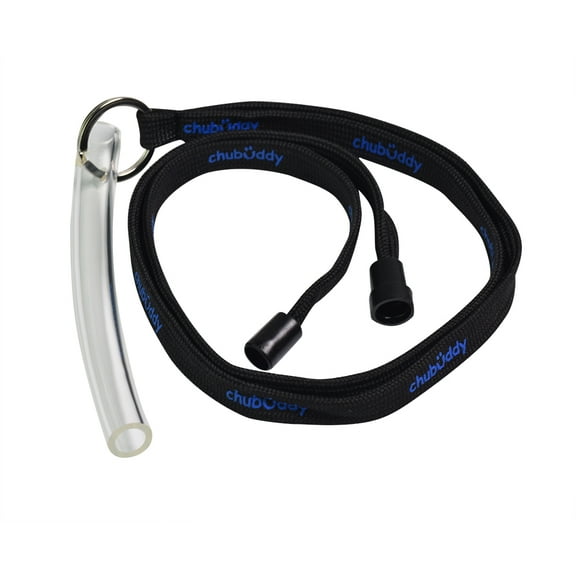 Neck Lanyard With Strong Tube Regular 1/2" Clear