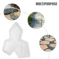 thumbnail image 3 of ETHZZLE Sturdy White Cement Paving Mold with Elegant Maple Leaf Pattern for Decorative Walkways, 3 of 8