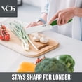 thumbnail image 3 of Vos vegetable Ceramic Knife 6.5 Inch Cleaver - Ergonomic Kitchen Knife with Ultra-Sharp Ceramic Blade and Green Handle - Lightweight Easy To Clean Chef Butcher Knife With Gift Box, 3 of 8