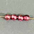 thumbnail image 6 of Gorgeous Rhodolite Garnet Excellent 3mm Faceted Beads | 3 mm | 4 Beads |, 6 of 11