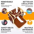 thumbnail image 2 of Bolsa de transporte para mascotas PETPROVED plegable con malla transpirable M, 2 of 5