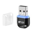 thumbnail image 1 of Adaptador Bluetooth 5.1 de 3 Mbps, gran estabilidad, transmisión Bluetooth gratuita, adaptador USB para computadora, 1 of 12