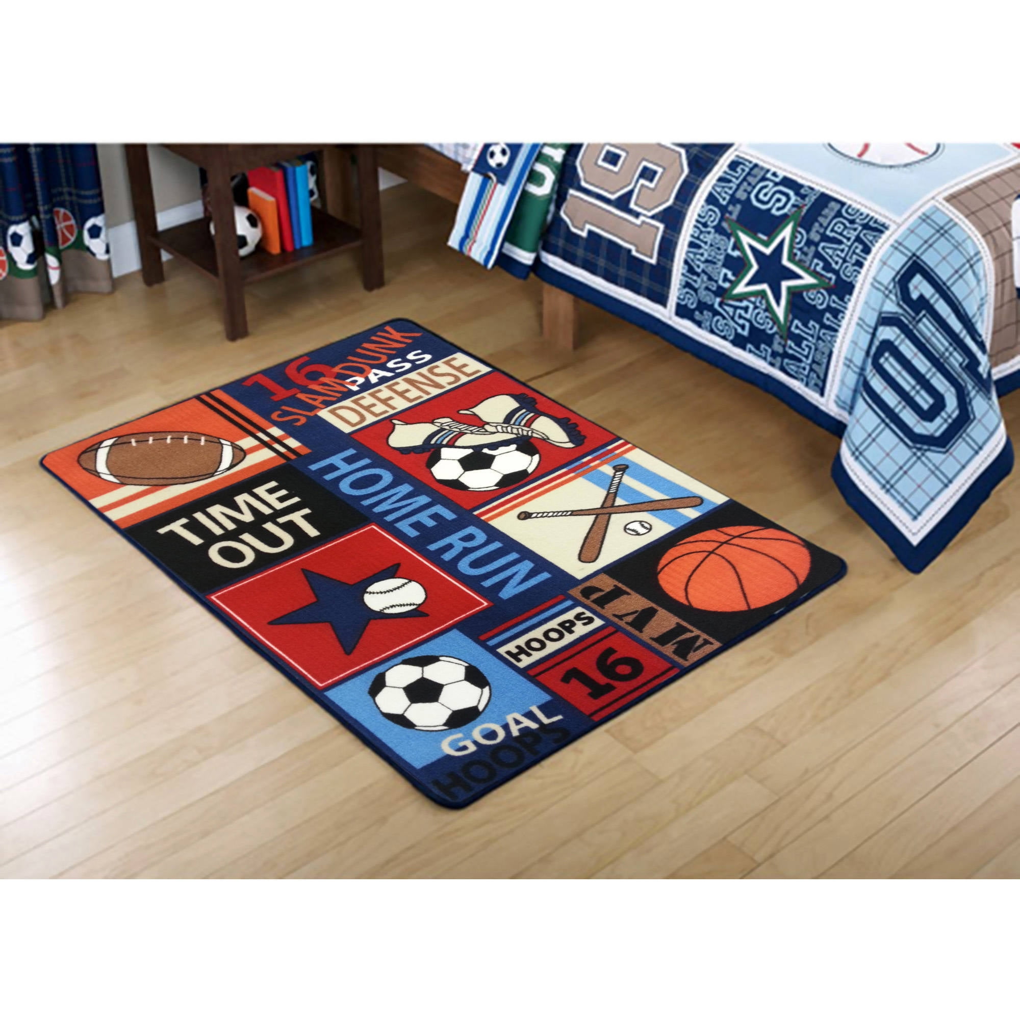 Baseball Rug Kids Room Baseball Personalized Rug Nursery Carpet Floor
