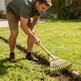 thumbnail image 4 of Small Hand Rake 18×53.5cm with 20 Teeth for Zen Garden Landscaping Miniature Sandbox for Home, 4 of 7