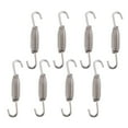 thumbnail image 1 of Unique Bargains 8 Pcs Motorcycles Exhaust Pipe Spring 68mm 2.68' Stainless Steel Exhaust Pipe Spring Hook Silver Tone, 1 of 7