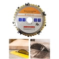 thumbnail image 4 of Disco de tallado de madera, placa de cadena, placa Circular, herramienta cortadora de carpintería multifunción, disco para amoladora , Amarillo, 4 of 6