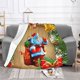 thumbnail image 3 of Manta navideña de forro polar, súper suave y acogedora, ideal para hombres, mujeres, ancianos y niños. Características: súper suave, 40 x 30 pulgadas., 3 of 8