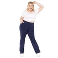 thumbnail image 2 of Stretch Is Comfort Women's Oh so Soft High Waist Bootcut Yoga Pants with Pocket| Adult Small-5x, 2 of 6