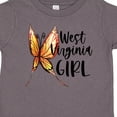 thumbnail image 4 of Inktastic West Virginia Girl Butterfly Girls Toddler T-Shirt, 4 of 5