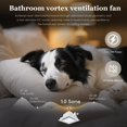 thumbnail image 4 of Extractor de aire para baño Orsong, panel de 10" 110 CFM 0,7 sone 110 V, 4 of 7