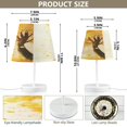 thumbnail image 3 of YAZAOO Table Lamp Creative Golden Autumn Whisper Pattern Simple Pattern Night Light, 3 of 8