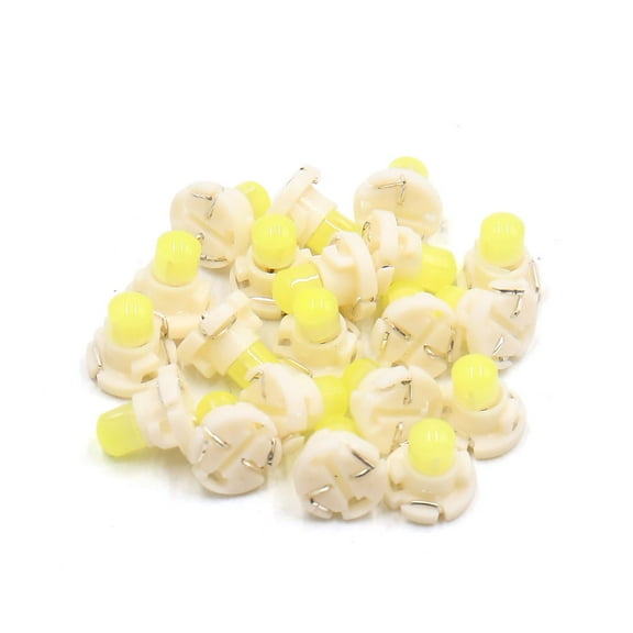 Unique Bargains 20Pcs T4.2 White  Dashboard Panel Gauge Light Lamp Bulb for Car Interior
