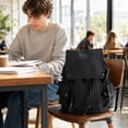 thumbnail image 5 of Canvas Backpack Vintage Backpack Daypack for Men Women Laptop Travel Rucksack, 5 of 6