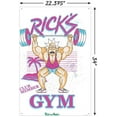thumbnail image 3 of Rick And Morty - Rick's Gym Wall Poster with Push Pins, 22.375" x 34", 3 of 5