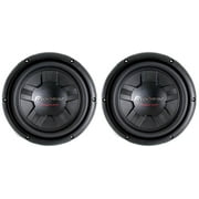 2) Pioneer 1200 Watt 10 Inch Subwoofer Champion Series DVC Car Sub | TS-W261D4