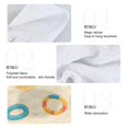 thumbnail image 2 of Yayeee Kitchen Hanging Hand Towels Set of 2 with Loop Bathroom Absorbent Tie Towel, Beach Pattern, 2 of 7