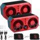 thumbnail image 1 of Alarma con sensor de movimiento solar de 130 dB y generador de ruido fuerte con control remoto USB, 1 of 8