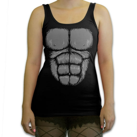 Function - Hairy Gorilla Chest Costume Women's Fashion Tank Top