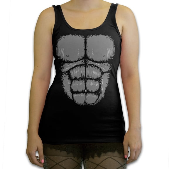 Function - Hairy Gorilla Chest Costume Women's Fashion Tank Top