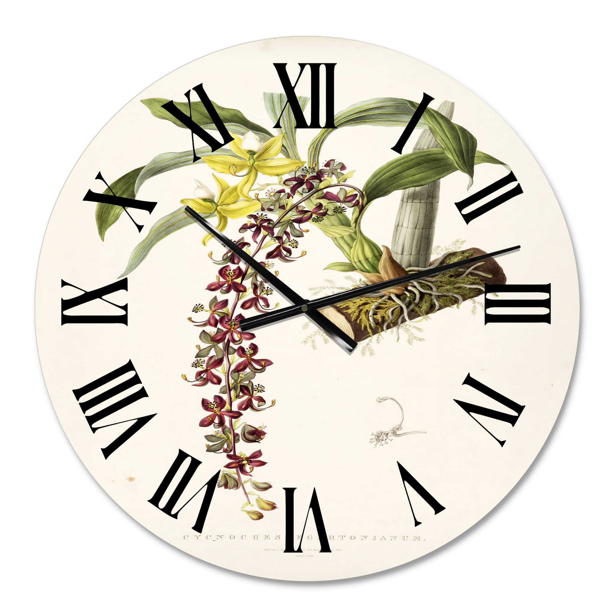 Designart 1 in Quartz Traditional Wall Clock