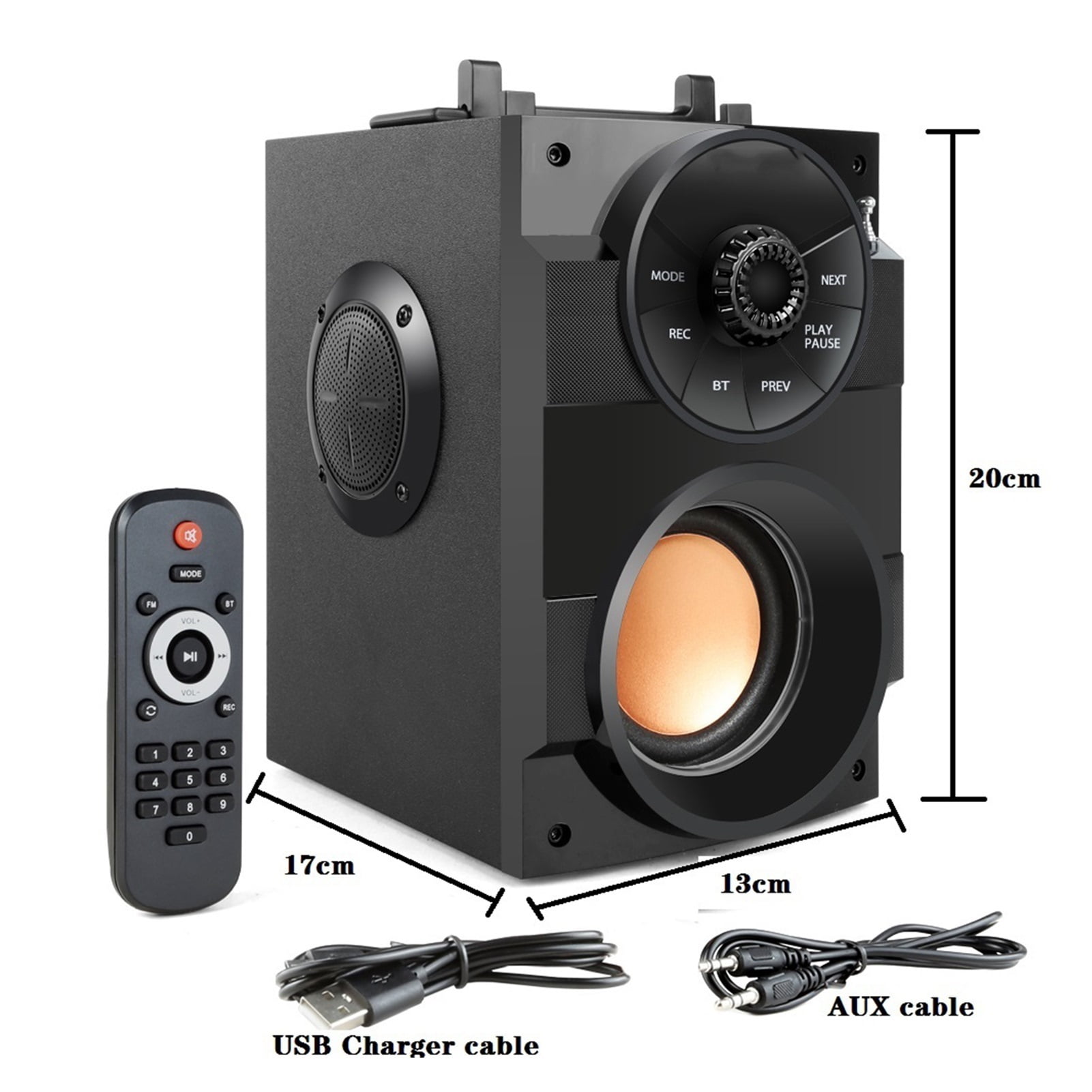 Bluetooth Speaker Portable Big Power Wireless Stereo Subwoofer Heavy Bass Speakers Sound Box Support