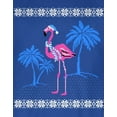 thumbnail image 4 of Old Glory Mens Flamingo Winter Ugly Christmas Sweater Long Sleeve Sweatshirt, 4 of 6
