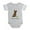 Heather Gray, variant on CafePress - Silky Terrier Life - Cute Infant Baby Football Bodysuit