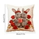thumbnail image 3 of CaiYueKe Velvet Heart Throw Pillow Covers Decorative Cushion for Sofa Bedroom Valentine's Day Home Decor Gifts Romantic Accent Pillows Soft Furnishing, 3 of 6