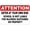 Warning Sign 2, variant on Attention Enter At Your Own Risk School Grounds Aluminum Tin Warning Sign 8"x12" - For Home Outdoor Garden, School Grounds Risk Sign
