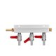 thumbnail image 4 of Splitter De Gas, Buena Condición De Trabajo De 5/16 Pulgadas CO2 Distribuidor Duradero Con Válvula De Verificación Integrada Para El Hogar Para La Cocina Para Bar, 4 of 7