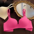 thumbnail image 3 of Byworldtasic Women Seamless Push‑Up Bra Wireless Texture Comfort Bra Adjustable Straps Back Closure Everyday Bralette, 3 of 6