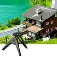 thumbnail image 5 of Travel Friendly Foldable Tripod 180° Adjustable Head Metal ABS Construction 1/4 Screw Mount For Content Creators Video, 5 of 8