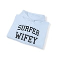 thumbnail image 4 of Surfer Surfing Wife Husband Wedding Hoodie, Gifts, Hooded Sweatshirt, 4 of 4