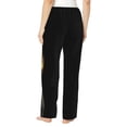 thumbnail image 3 of Daiia Golden White Fire Dragon Women's Sleep Pant with Pockets and Drawstring,Pajama Pants-Small, 3 of 9