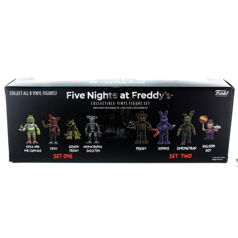 Five Nights at Freddy's 2-inch Four Pack Vinyl Figures Set #1 (NEW) U.S.  Seller