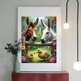 thumbnail image 2 of Diamond Art Kits for Adults - Cartoon Donkey Duck Print No.56 5D Frameless Dimond Painting Kit for Adults Beginner, Round Diamond Kits for Home Wall Decor, Gift for Women, 2 of 7