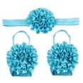 thumbnail image 1 of 3 uds, venta al por mayor, diadema de flores para bebé niña, diadema de tela para el pelo, diadema, 1 of 8
