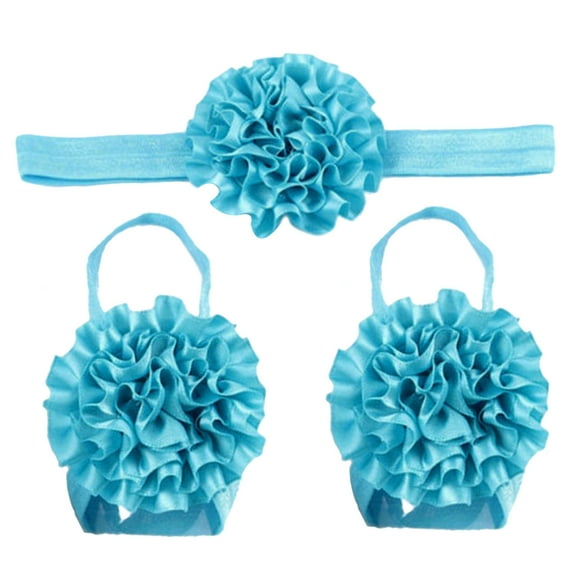 Novedosa diadema de flores de gasa para niñas pequeñas, diadema elástica suave, accesorios para el cabello Hugo prendas de vestir