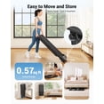 thumbnail image 5 of COFUNOK Walking Pad, 2 in 1 Foldable Treadmills for Home, 2.5HP Under Desk with Handle Bar, 16" Widened Running Belt, with Remote Control, 5 of 6