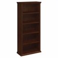 thumbnail image 1 of Yorktown 5 Shelf Tall Bookcase in Antique Cherry - Engineered Wood, 1 of 6