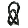 thumbnail image 1 of Natural Soapstone Lovers Knot, Black - 8 in., 1 of 1