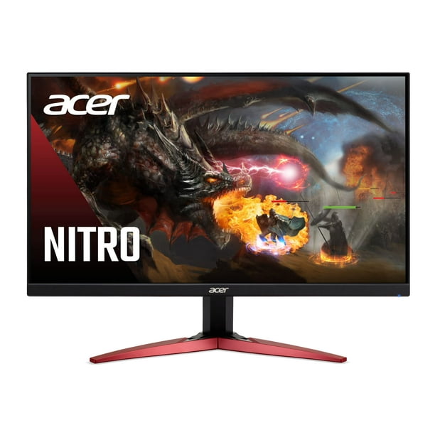 Acer Monitor Gamer Nitro KG241Y Sbiip 23.8” FHD (1920 x 1080) IPS | Tecnología AMD FreeSync Premium | Frecuencia de Actualización 165Hz | 1ms (VRB) | Puertos 2 HDMI 2.0 y 1 Display Port 1.2