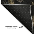 thumbnail image 5 of Addison Rugs Mayfield Premium Machine Washable Traditional Global Black Runner Rug, 2'3" x 7'6", 5 of 6